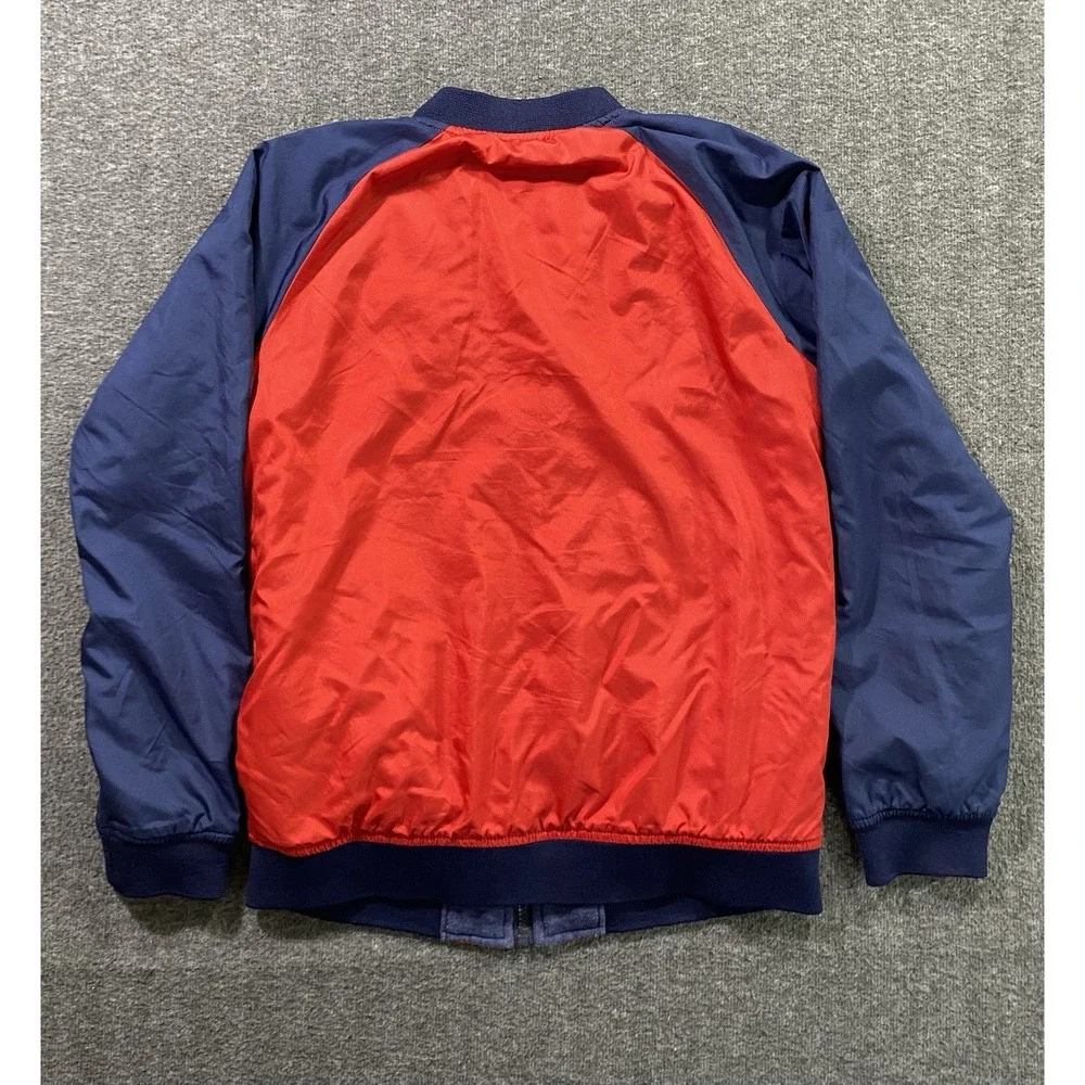 Old Navy Jacket Jersey Style Reversible Blue Red Size XL(14/16)